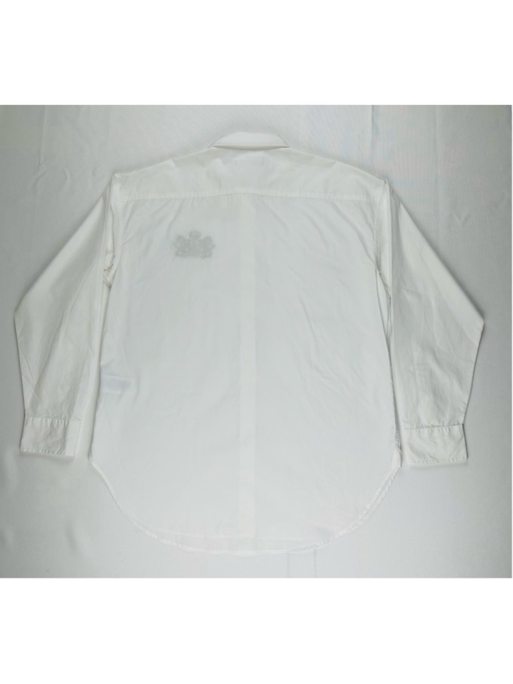 Lauren Ralph Lauren Women’s L White Cotton Gold Double Lion Crest Shirt - Picture 7 of 14